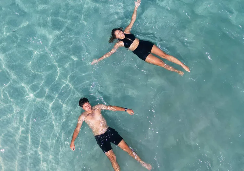 ALT Quads riders swimming for fun