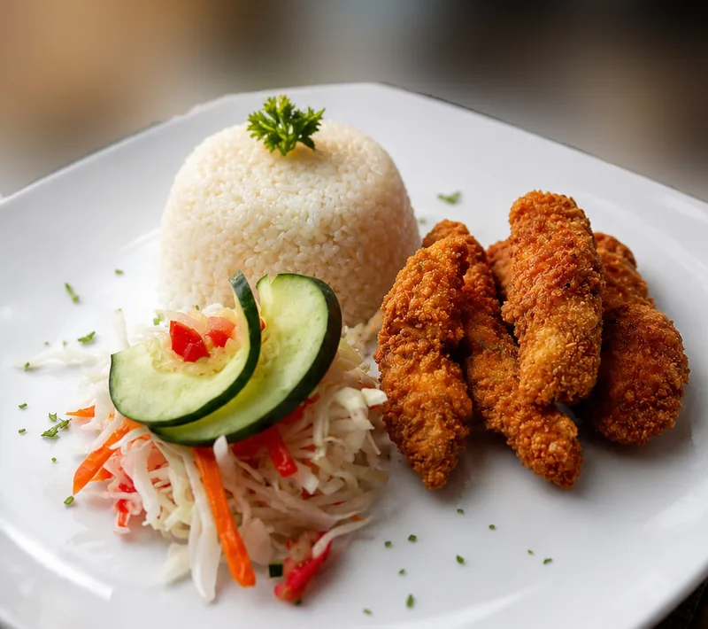 Delicious fish fingers dish at Ocean Boardwalk Malecon Lunch